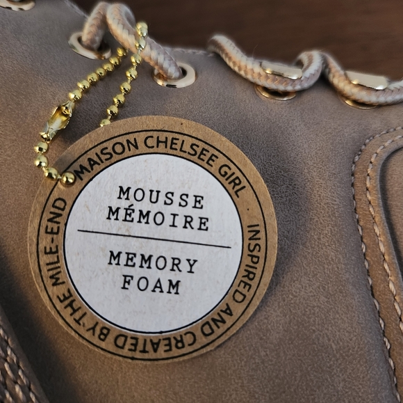 BN - Size 9 Chelsee Girl Nude-Light Pink Combat Ankle Boots - Picture 8 of 13